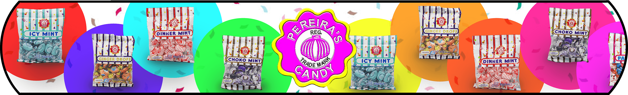 Pereira's Confectionary Banner